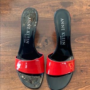Anne Klein patent leather heels